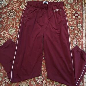 Vintage Old Navy Maroon Track Pants
